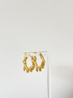 Abstract Flame - Jas | Hoop Earrings - Jas | Perfect On You