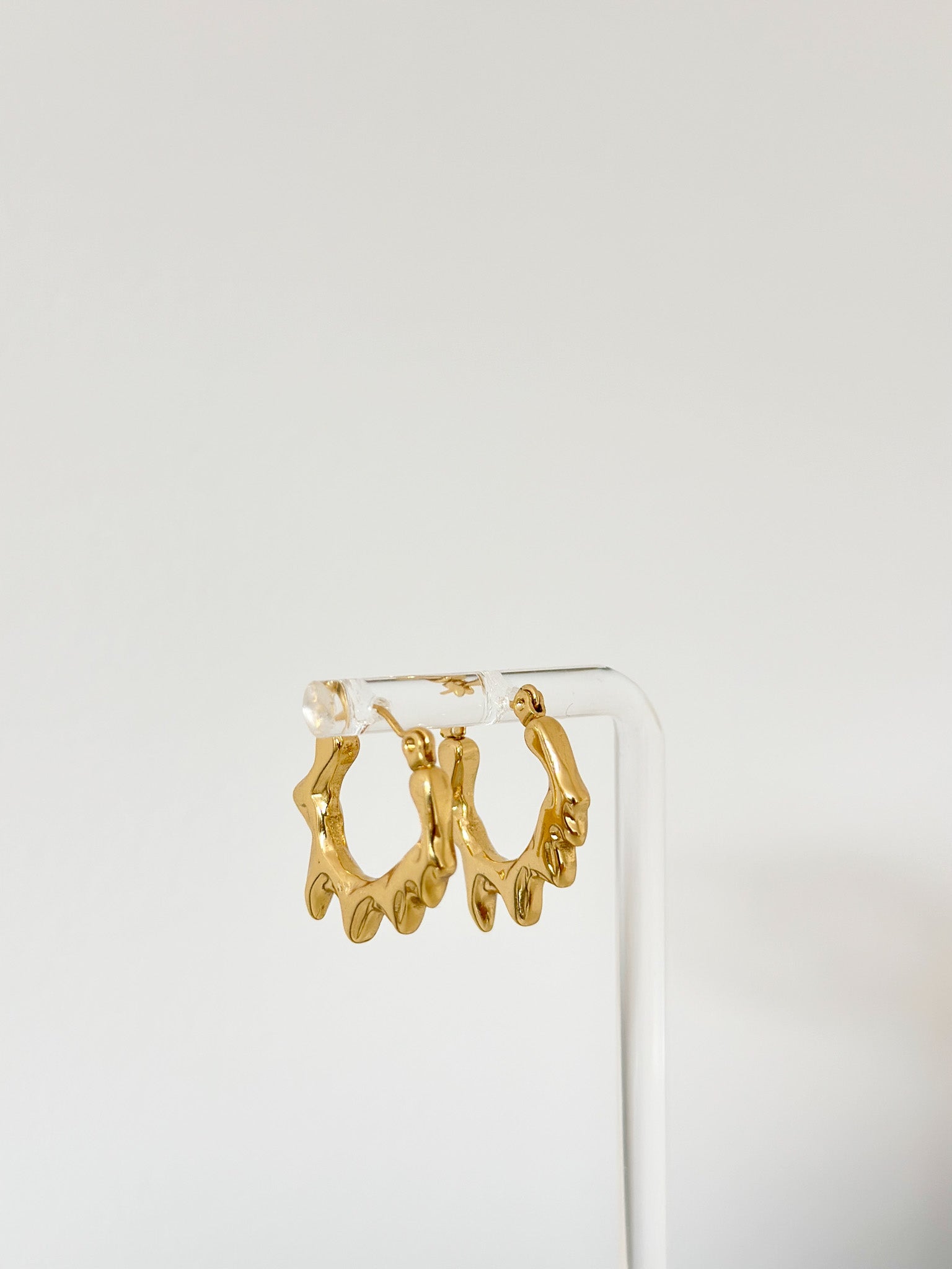 Abstract Flame - Jas | Hoop Earrings - Jas | Perfect On You