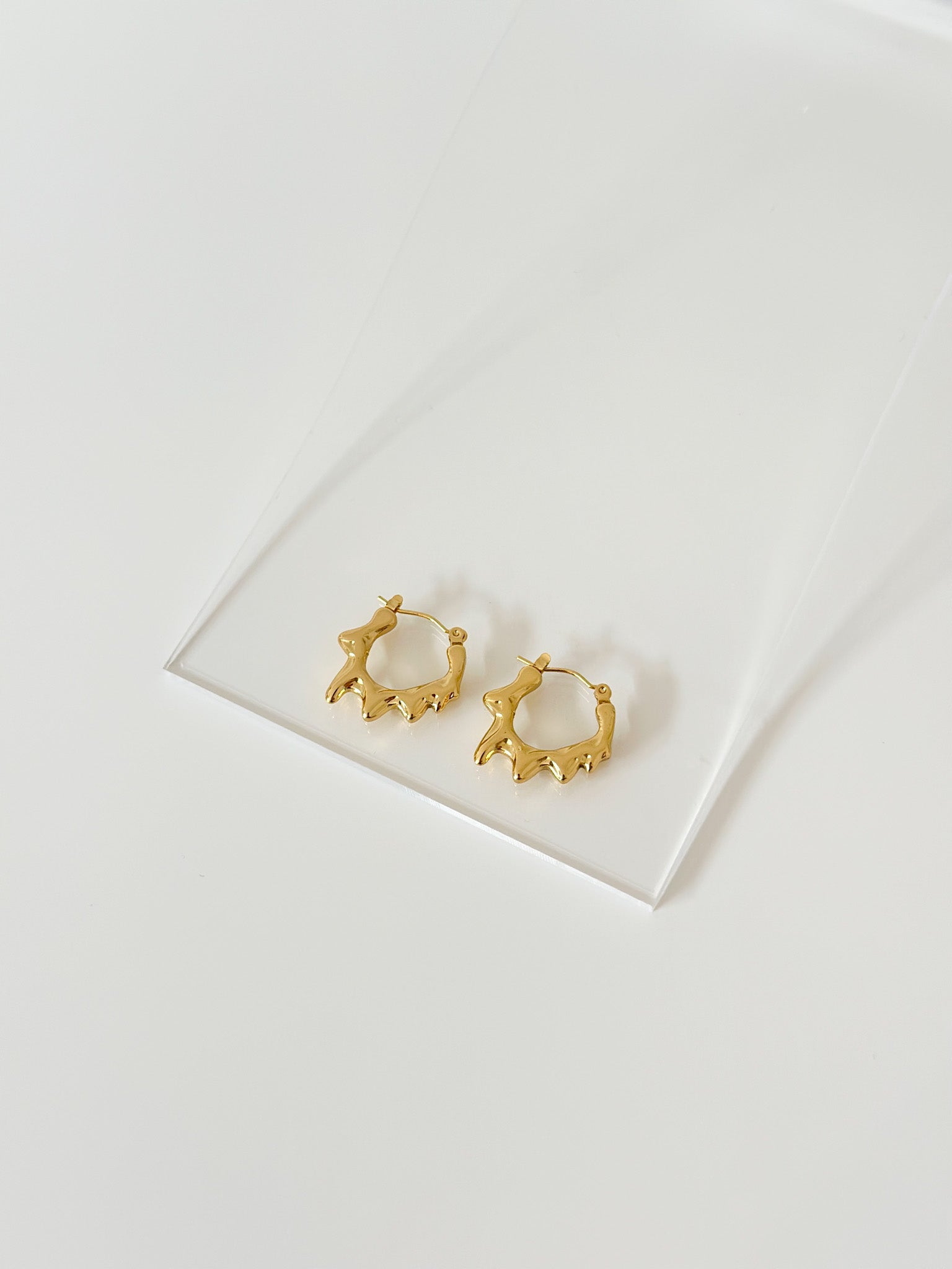 Abstract Flame - Jas | Hoop Earrings - Jas | Perfect On You