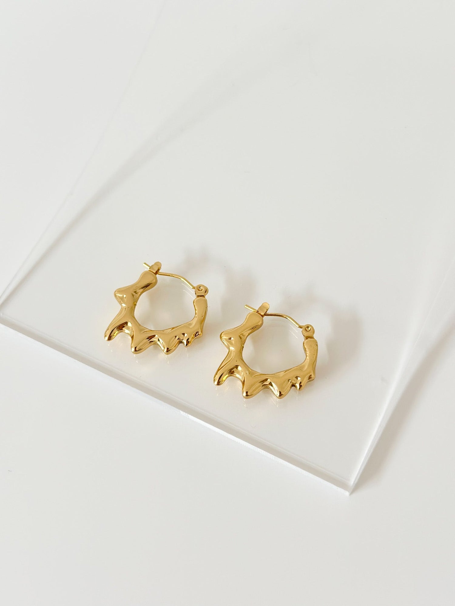 Abstract Flame - Jas | Hoop Earrings - Jas | Perfect On You