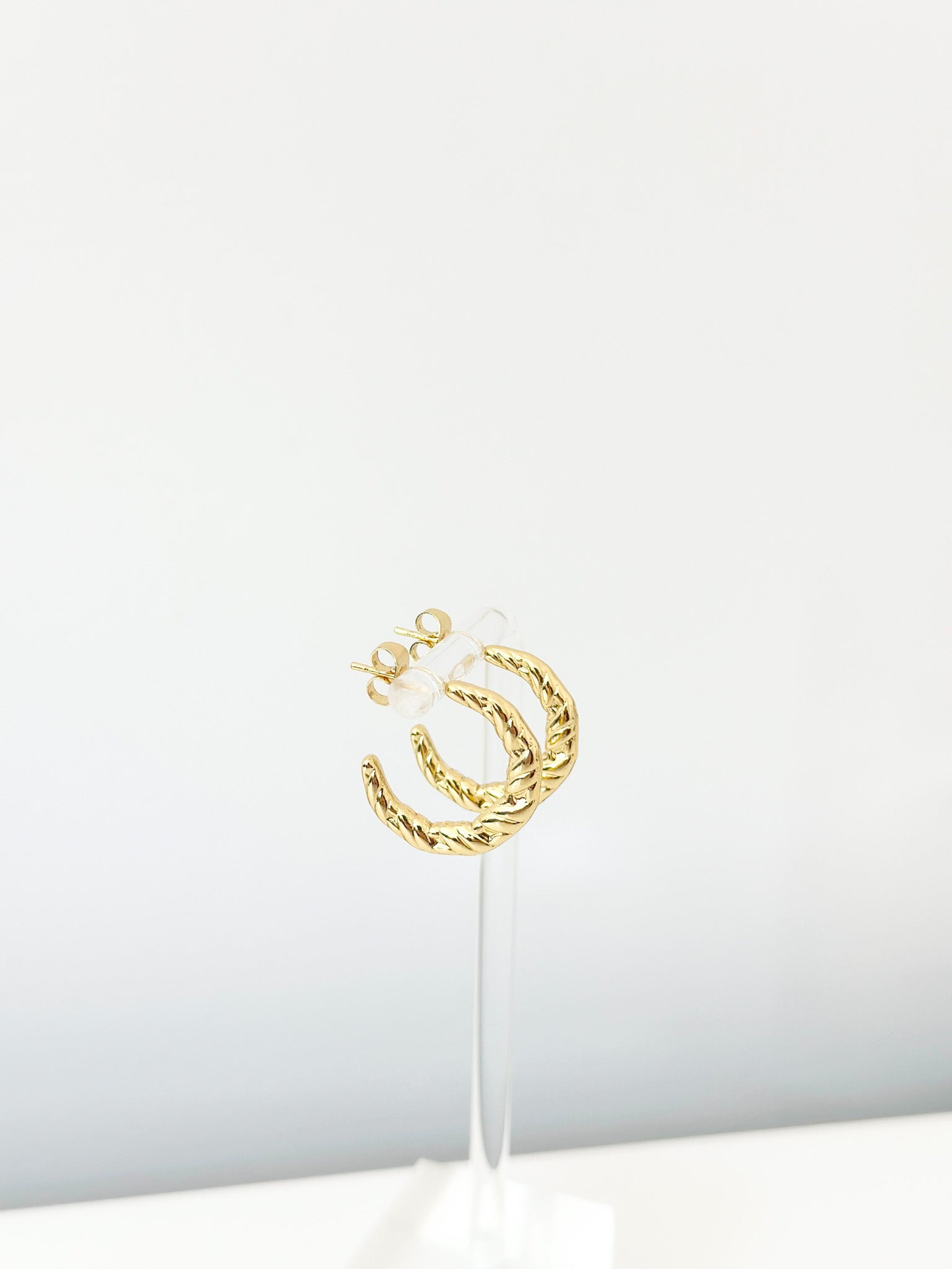 Arlo Croissant Hoops - Jas | Hoop Earrings - Jas | Perfect On You