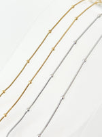 Ball Chain Necklace - Jas | Gold & silver necklace - Jas | Perfect On You