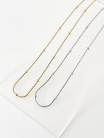 Ball Chain Necklace - Jas | Gold & silver necklace - Jas | Perfect On You