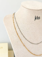 Bead Chain Necklace - Jas | Gold & silver necklace - Jas | Perfect On You