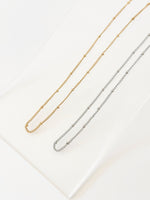 Bead Chain Necklace - Jas | Gold & silver necklace - Jas | Perfect On You