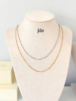 Bead Chain Necklace - Jas | Gold & silver necklace - Jas | Perfect On You