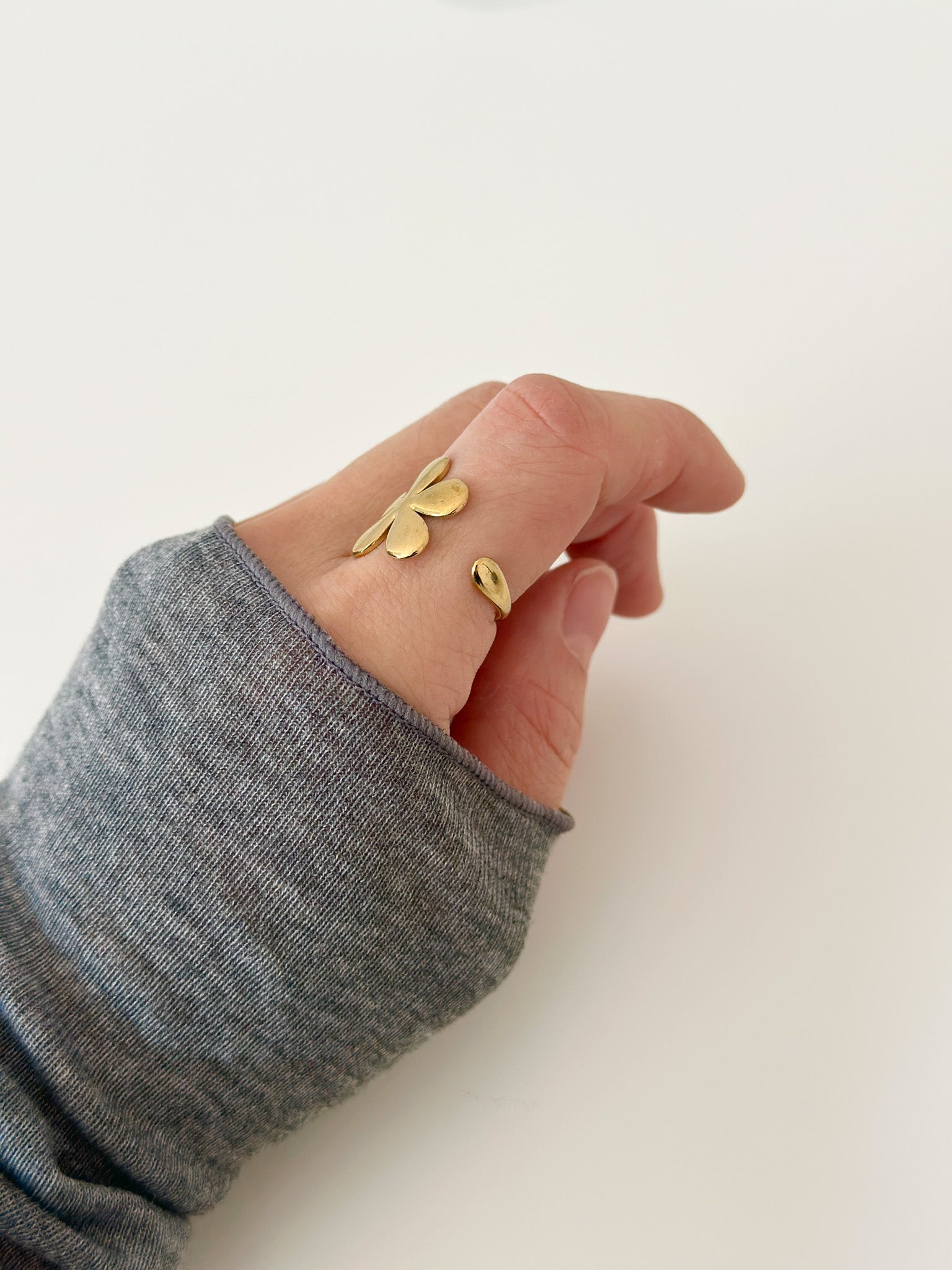 Bloom Duo Ring - Jas | Gold & silver ring - Jas | Perfect On You