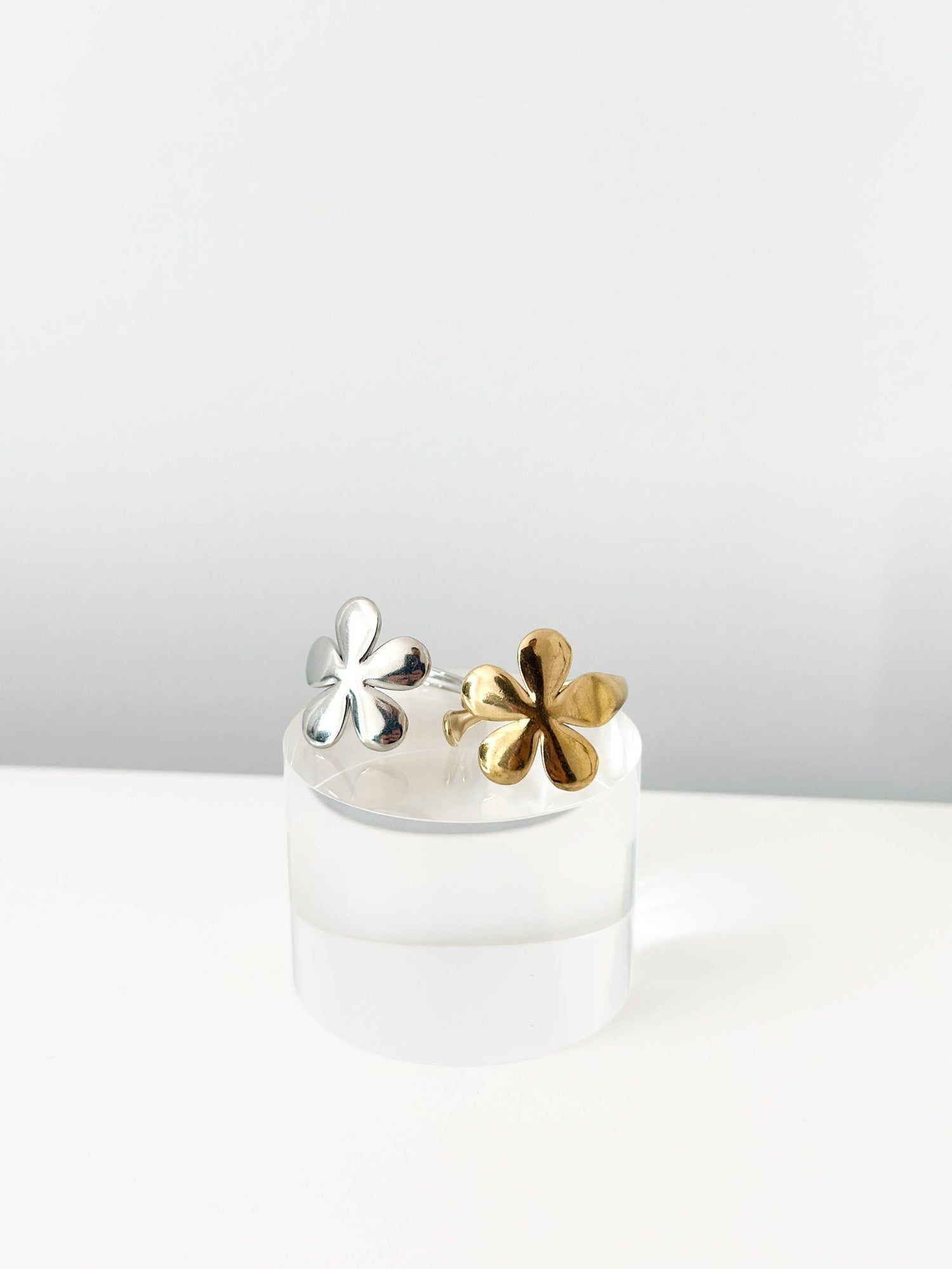 Bloom Duo Ring - Jas | Gold & silver ring - Jas | Perfect On You