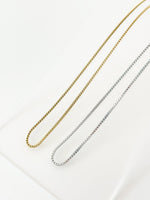 Box Chain Necklace - Jas | Gold & silver necklace - Jas | Perfect On You