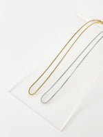 Box Chain Necklace - Jas | Gold & silver necklace - Jas | Perfect On You