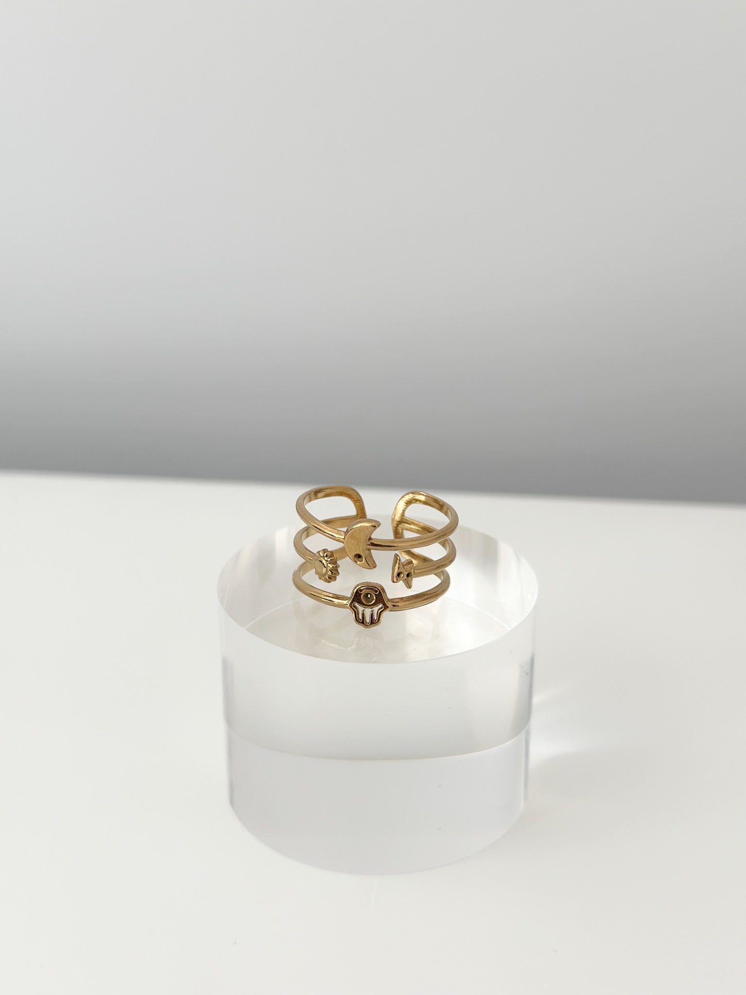 Breeze Curve Ring - Jas | Gold Ring - Jas | Perfect On You