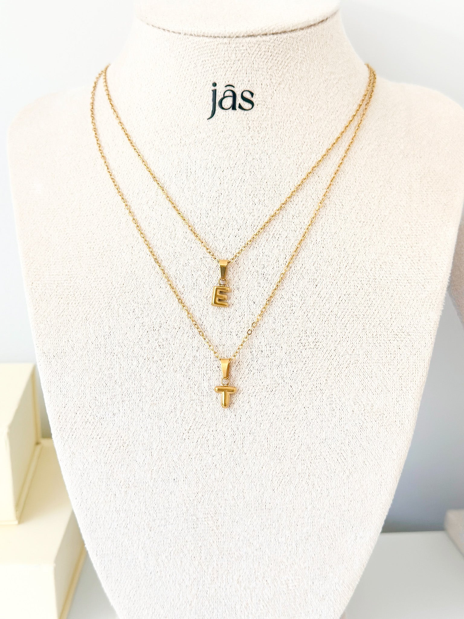 Bubble Initial Necklace - JAS | JasCustom - Jas | Perfect On You