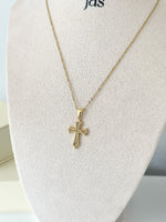Celeste Cross Necklace - Jas | Gold necklace - Jas | Perfect On You