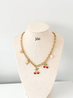 Cherry Charm Chain - JAS | Gold necklace - Jas | Perfect On You