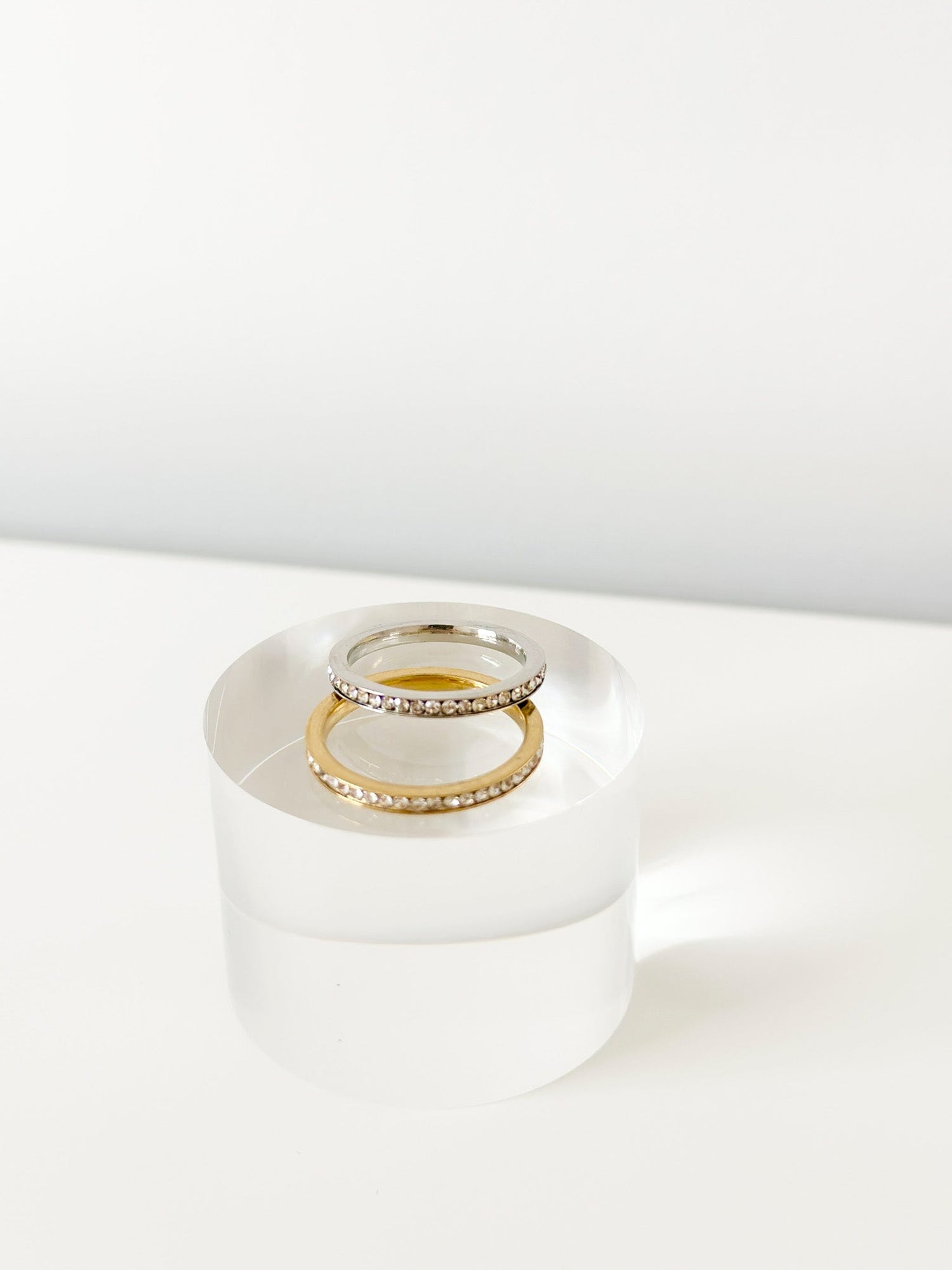 Chic Crystal band - Jas | Gold & silver ring - Jas | Perfect On You