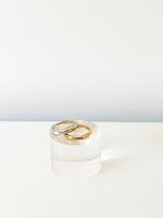 Classic wave band - Jas | Gold & silver ring - Jas | Perfect On You