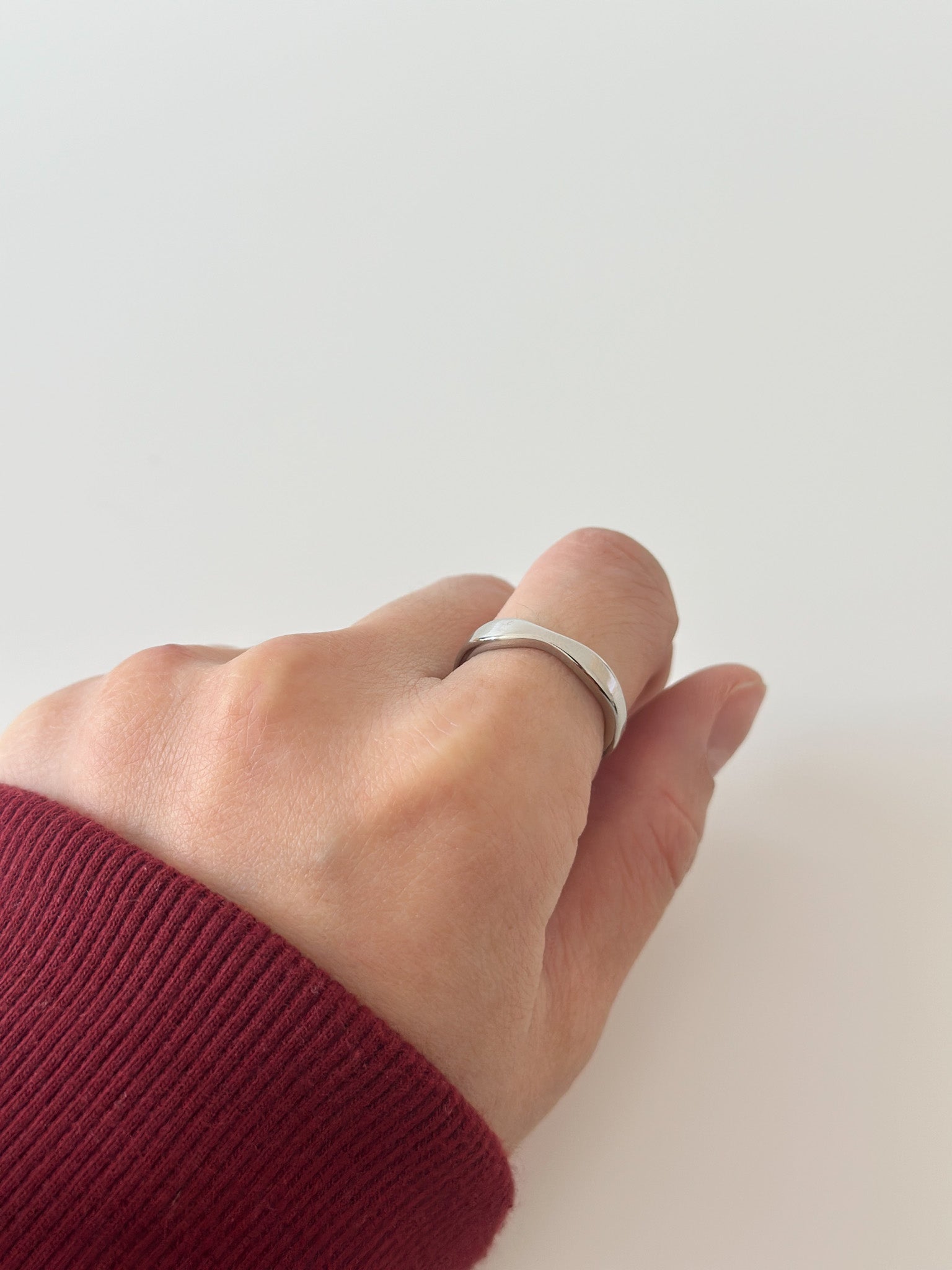 Classic wave band - Jas | Gold & silver ring - Jas | Perfect On You