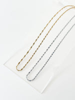 Clavicle Chain Necklace - Jas | Gold & silver necklace - Jas | Perfect On You
