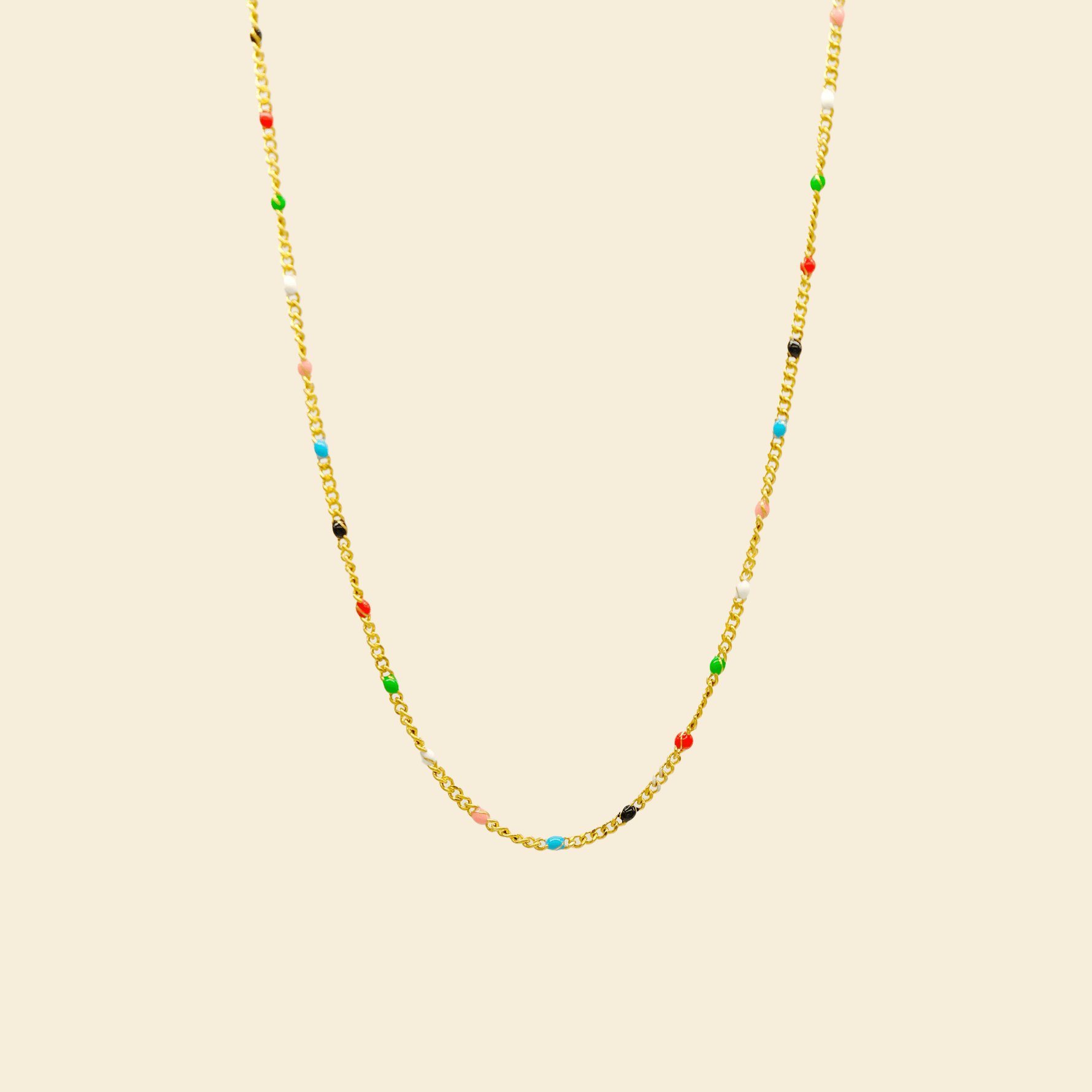Colour Chain Necklace - JAS - Jas | Perfect On You