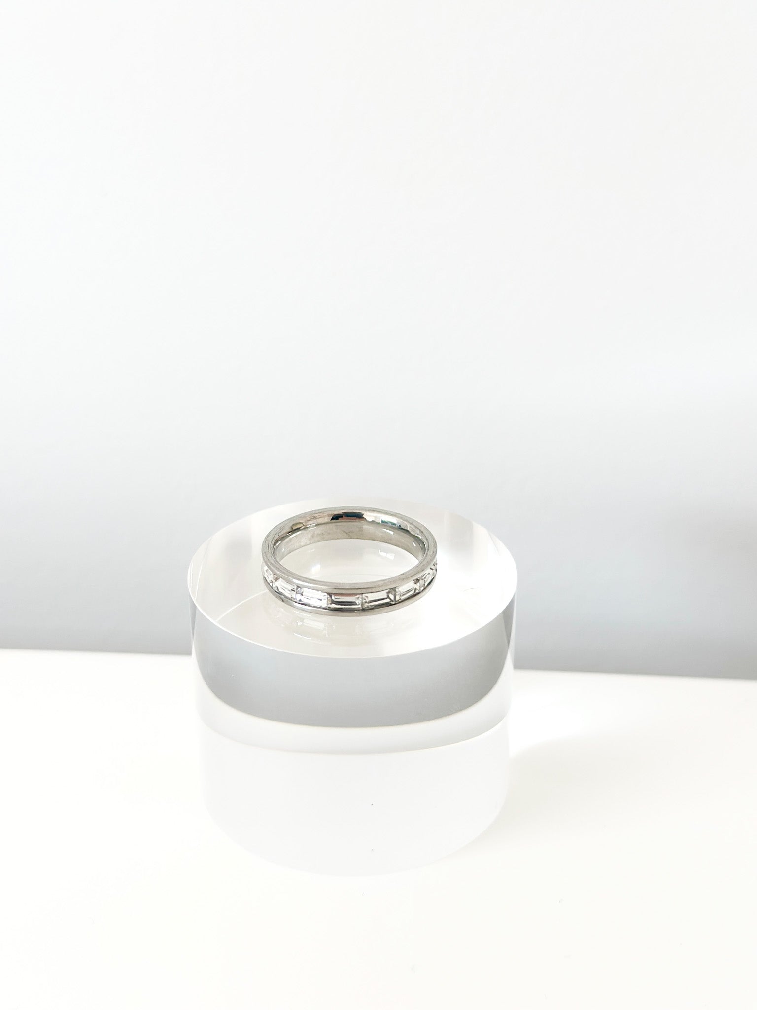 Crystal Line Ring - JAS | Silver ring - Jas | Perfect On You