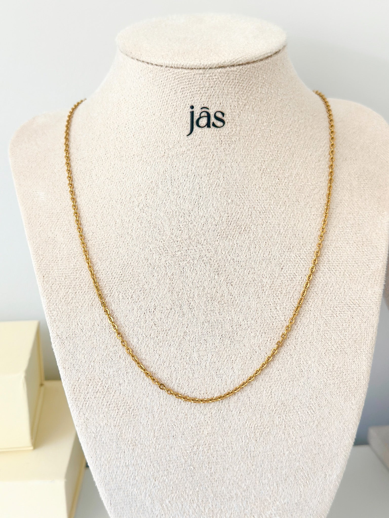 Dainty chain Necklace - JAS | Gold necklace - Jas | Perfect On You
