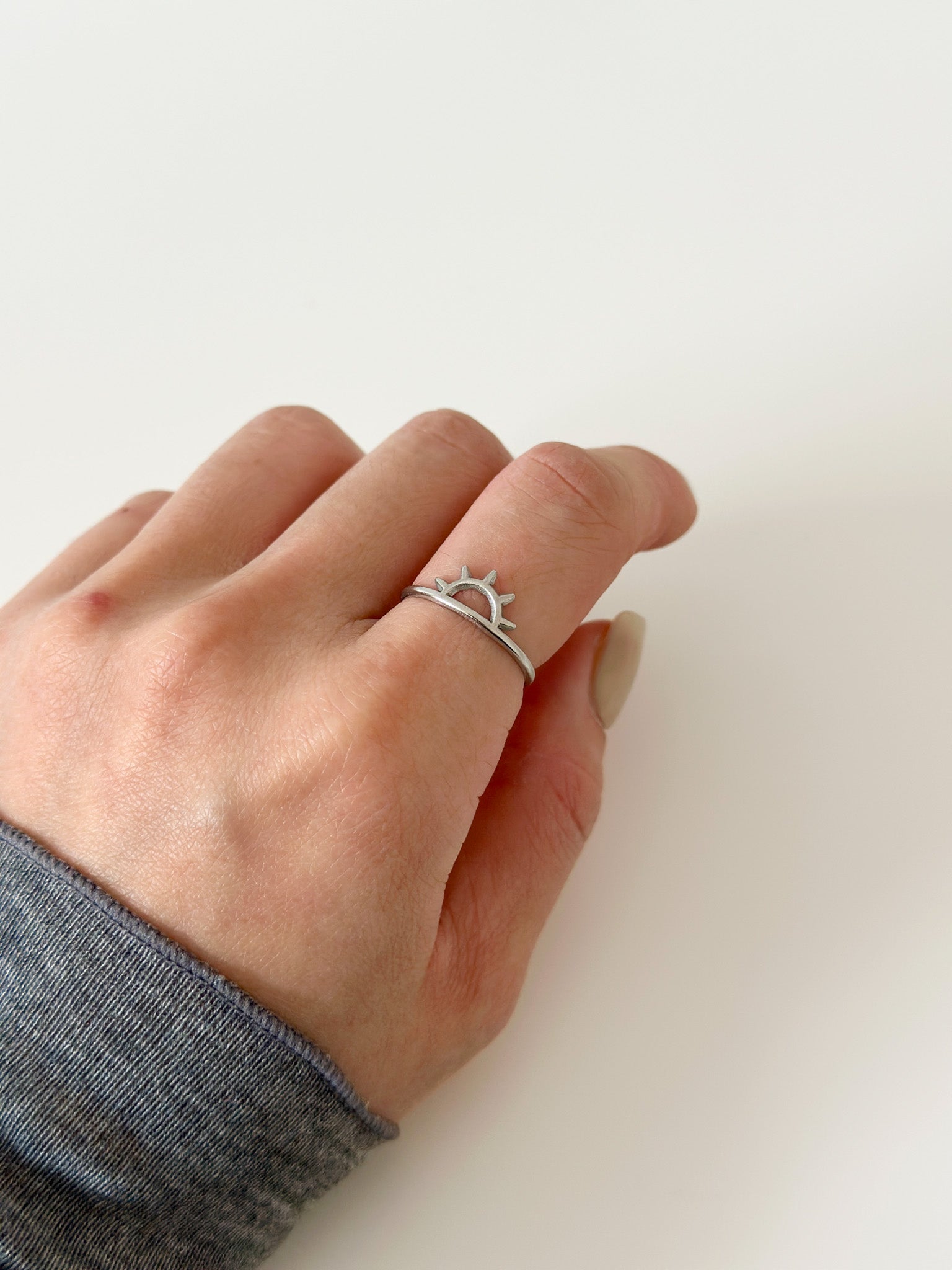 Dawn Crown Ring - Jas | Gold & silver ring - Jas | Perfect On You