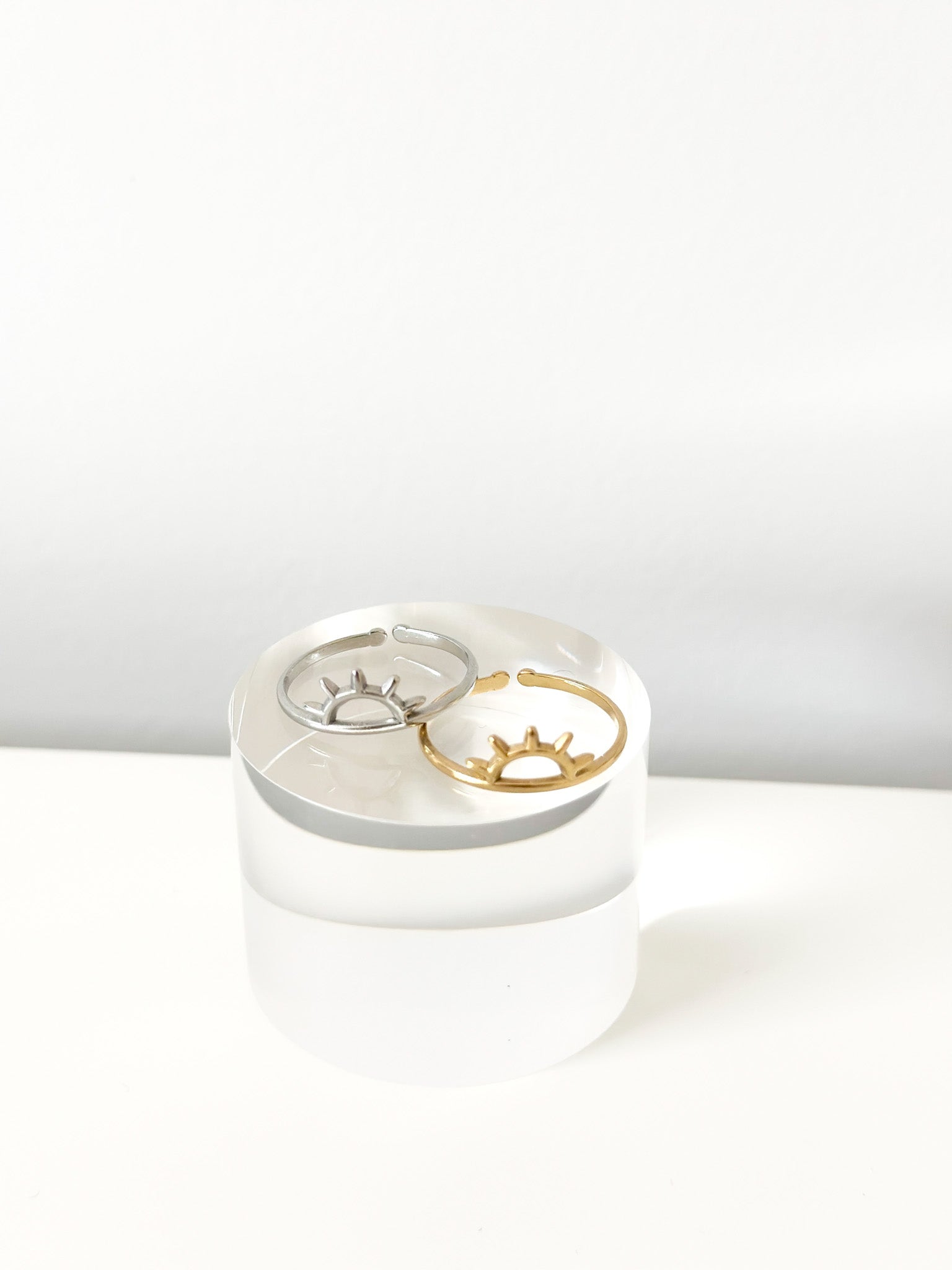 Dawn Crown Ring - Jas | Gold & silver ring - Jas | Perfect On You