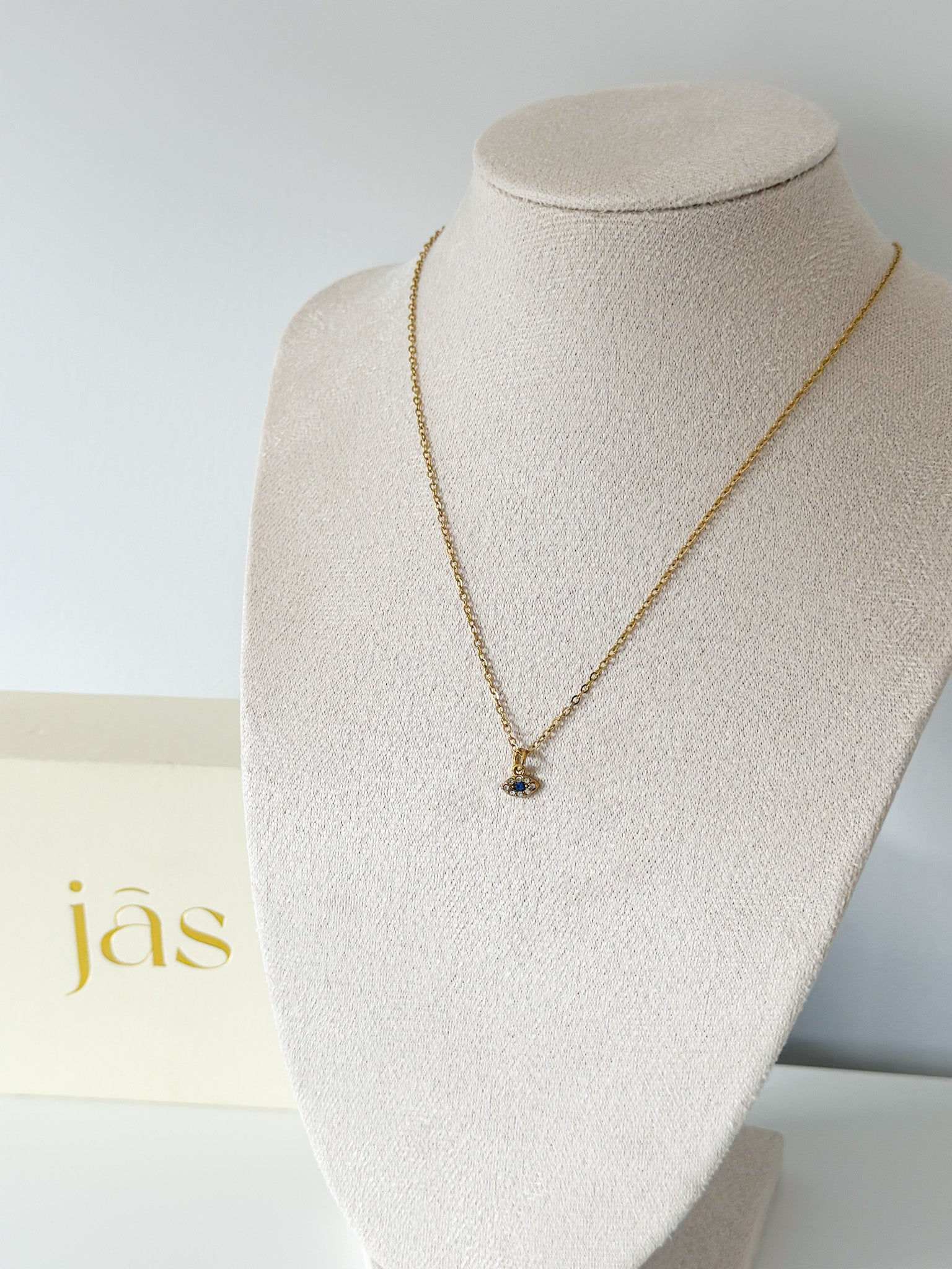 Devil Eye Necklace - Jas | Gold necklace - Jas | Perfect On You