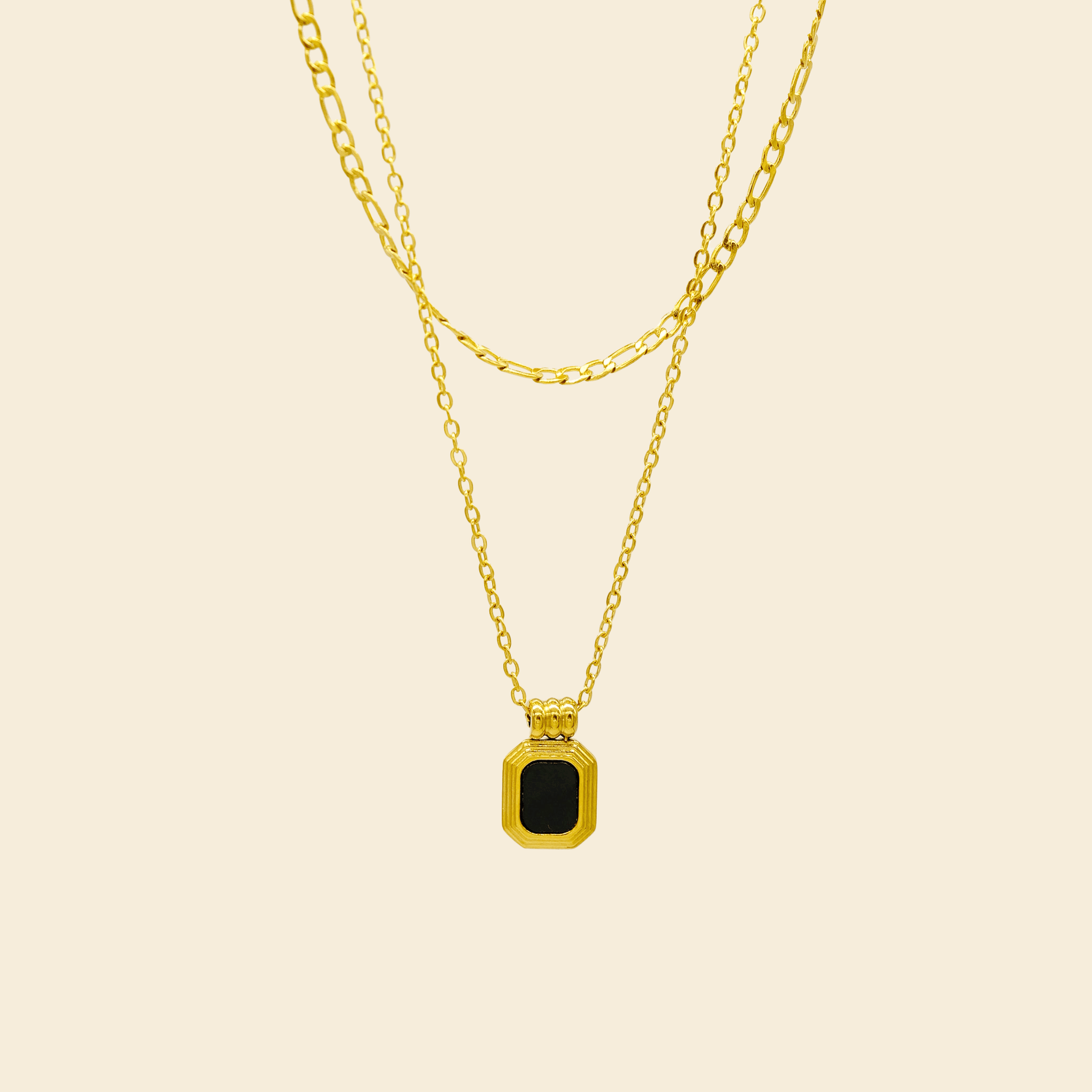 Double Layer Valian Necklace - JAS - Jas | Perfect On You