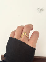 Drift Line Ring - Jas | Gold & silver ring - Jas | Perfect On You