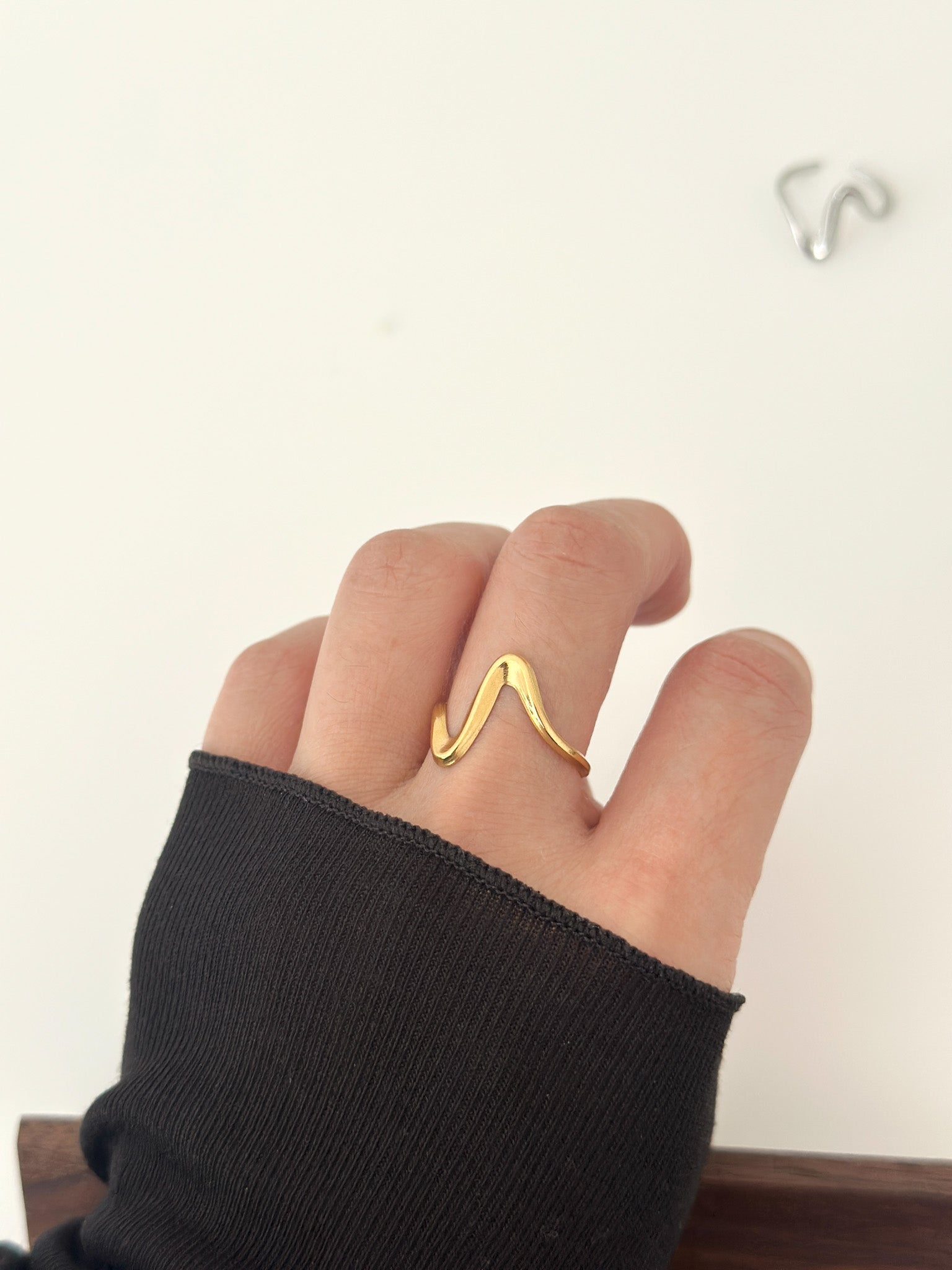 Drift Line Ring - Jas | Gold & silver ring - Jas | Perfect On You