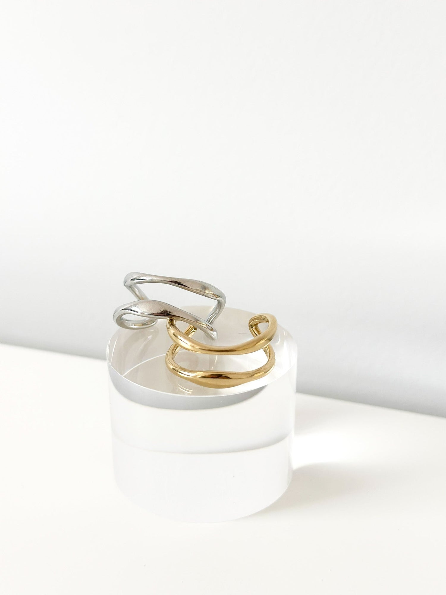 Dual Flow Ring - Jas | Gold & silver ring - Jas | Perfect On You