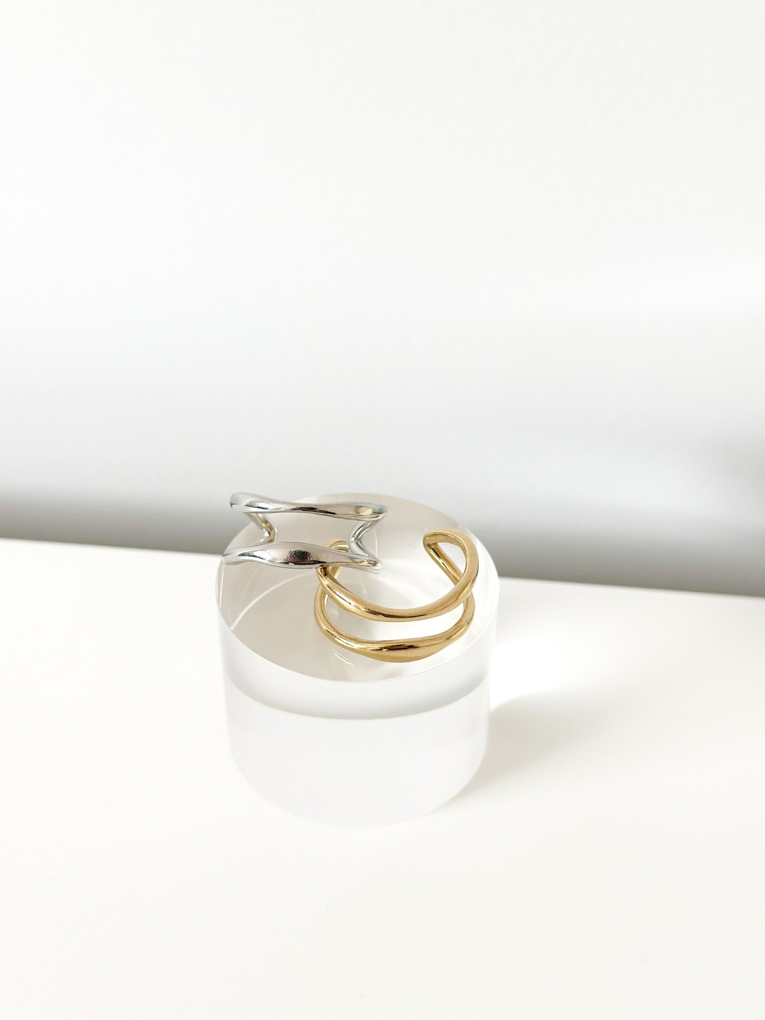Dual Flow Ring - Jas | Gold & silver ring - Jas | Perfect On You
