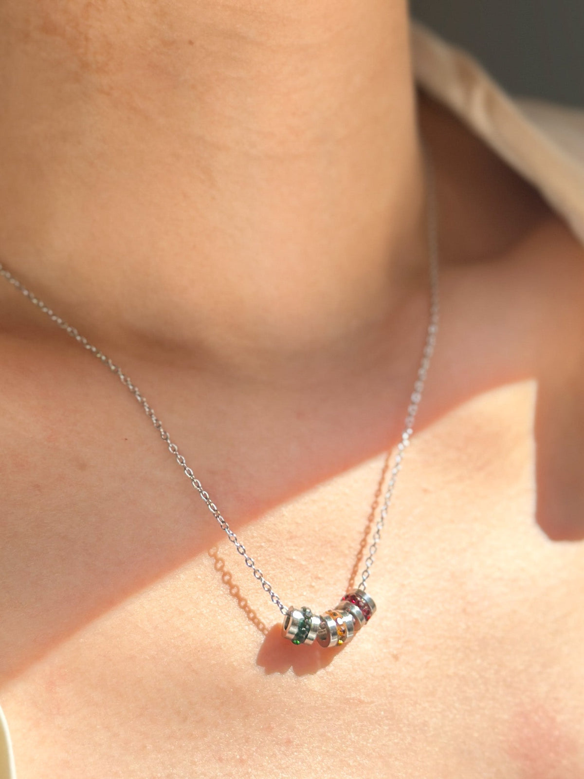 Eight Auras - JAS | Silver necklace - Jas | Perfect On You