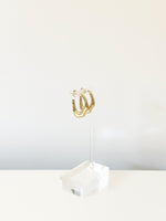 Elen Mini Huggies - Jas | Hoop Earrings - Jas | Perfect On You