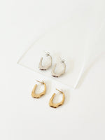 Elen Mini Huggies - Jas | Hoop Earrings - Jas | Perfect On You