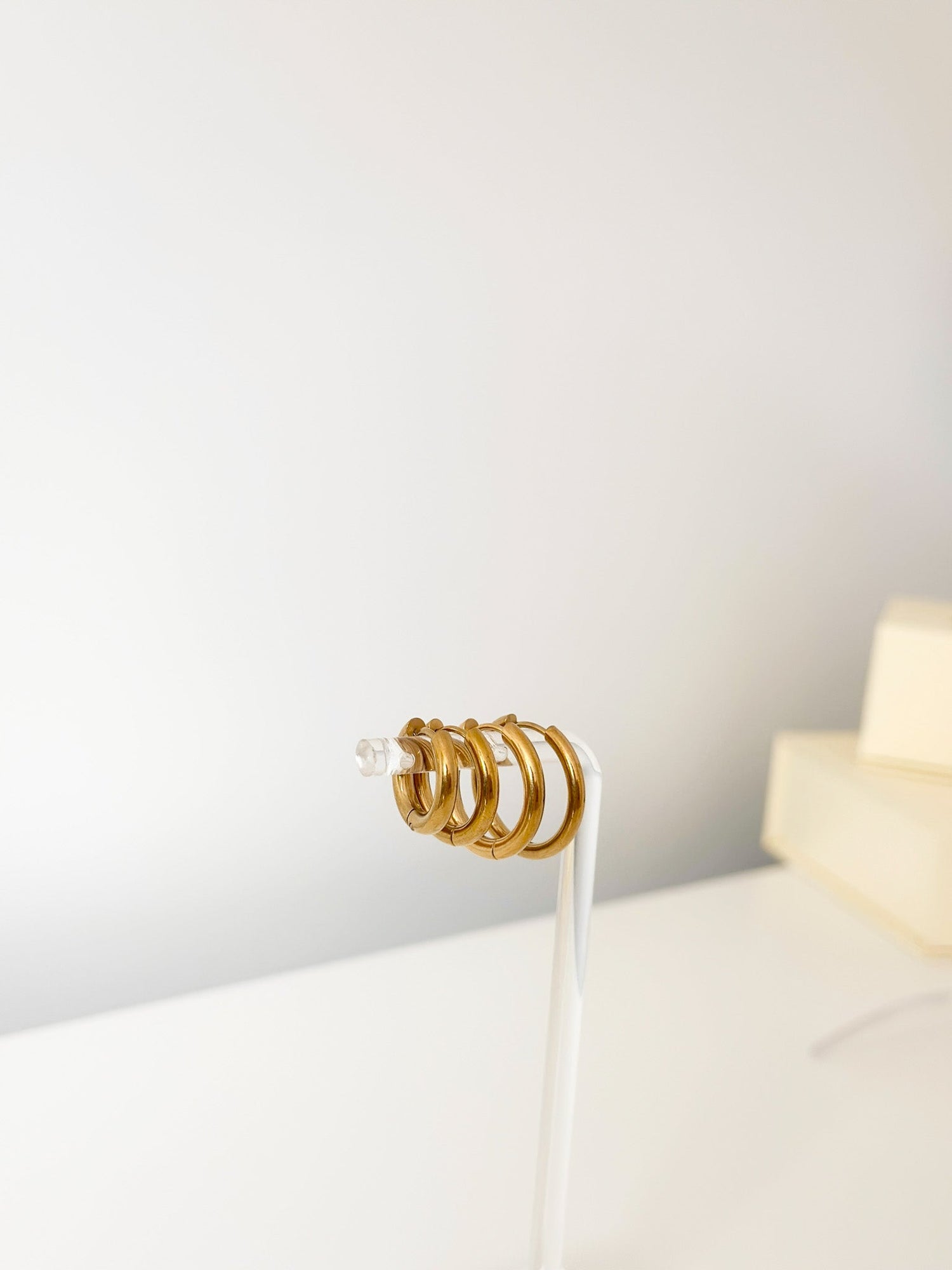 Ethereal Loop Hoops - Jas | Gold Earring - Jas | Perfect On You