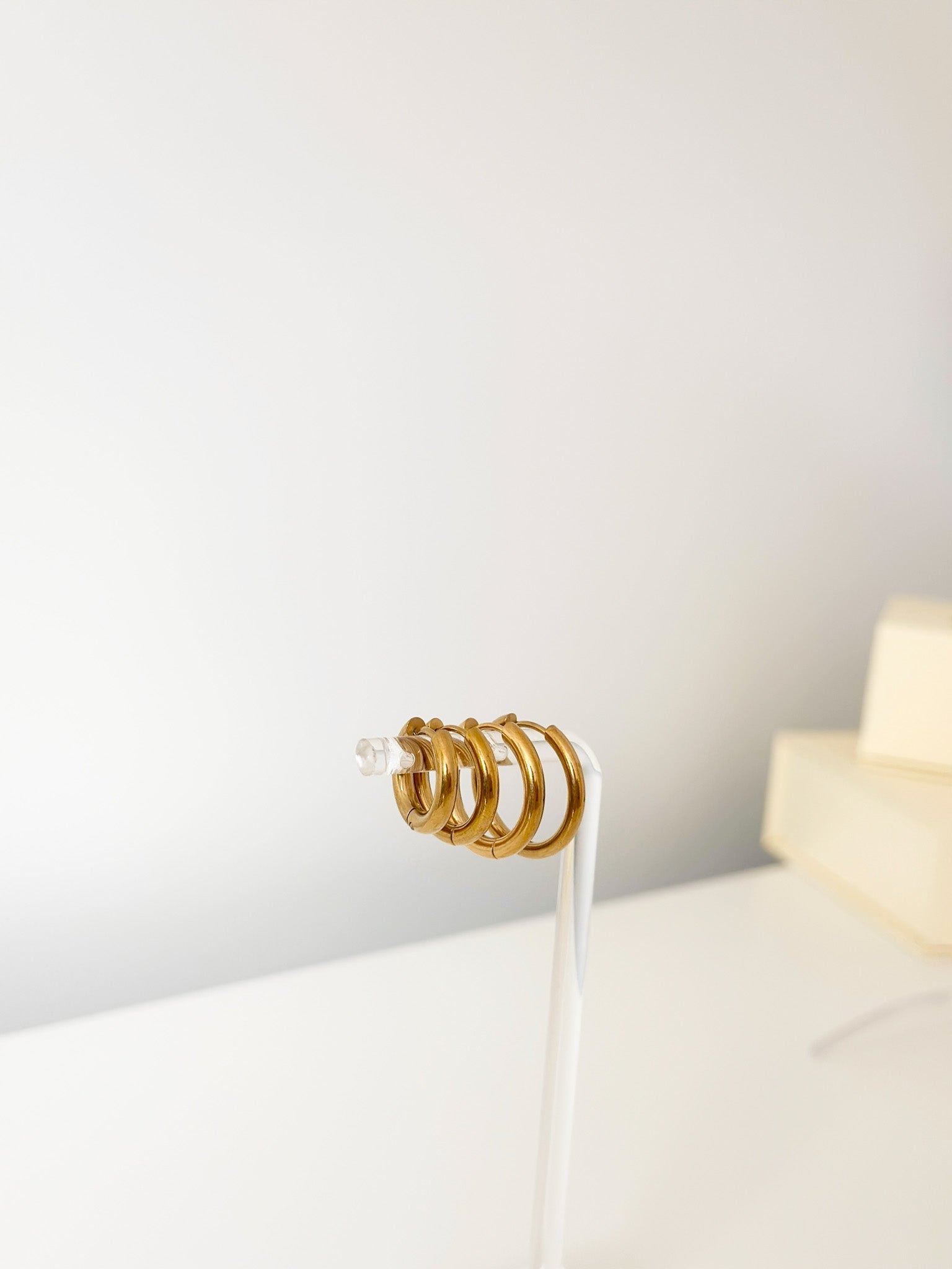 Ethereal Loop Hoops - Jas | Gold Earring - Jas | Perfect On You