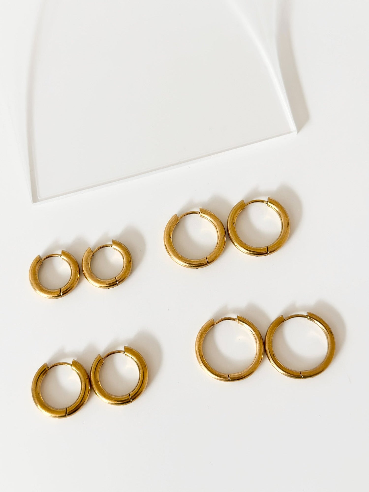 Ethereal Loop Hoops - Jas | Gold Earring - Jas | Perfect On You