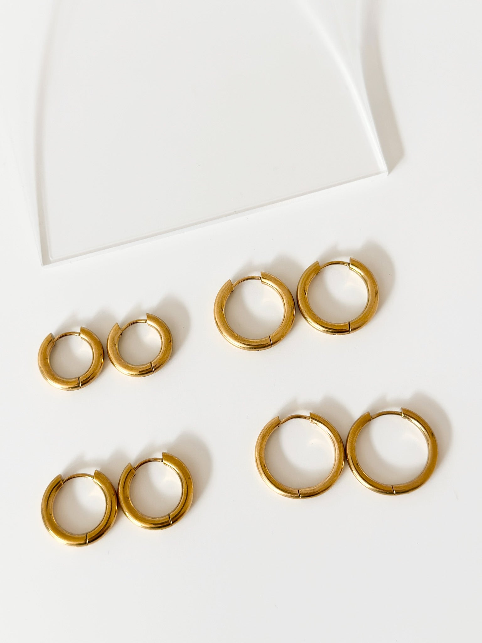 Ethereal Loop Hoops - Jas | Gold Earring - Jas | Perfect On You