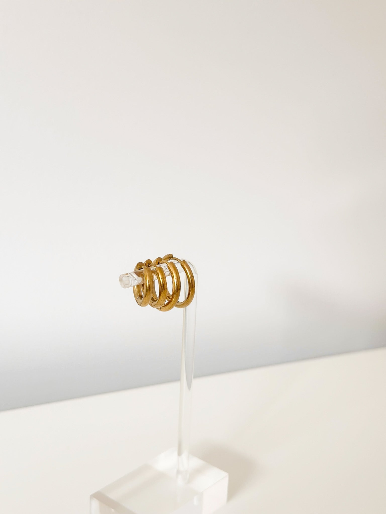 Ethereal Loop Hoops - Jas | Gold Earring - Jas | Perfect On You