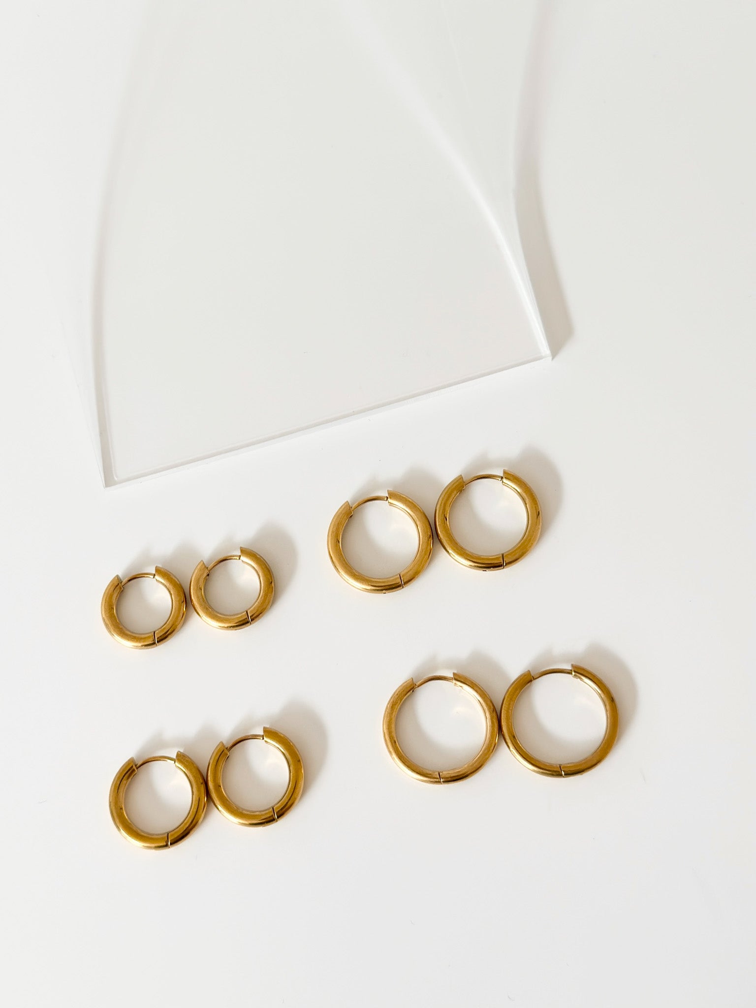 Ethereal Loop Hoops - Jas | Gold Earring - Jas | Perfect On You