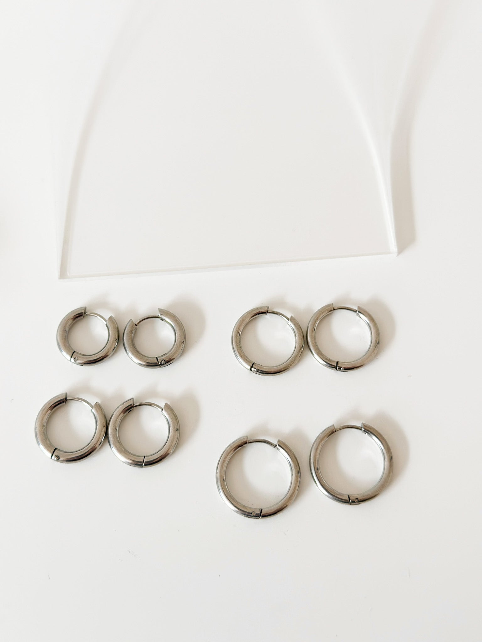 Ethereal Loop Hoops - Jas | Silver Earring - Jas | Perfect On You