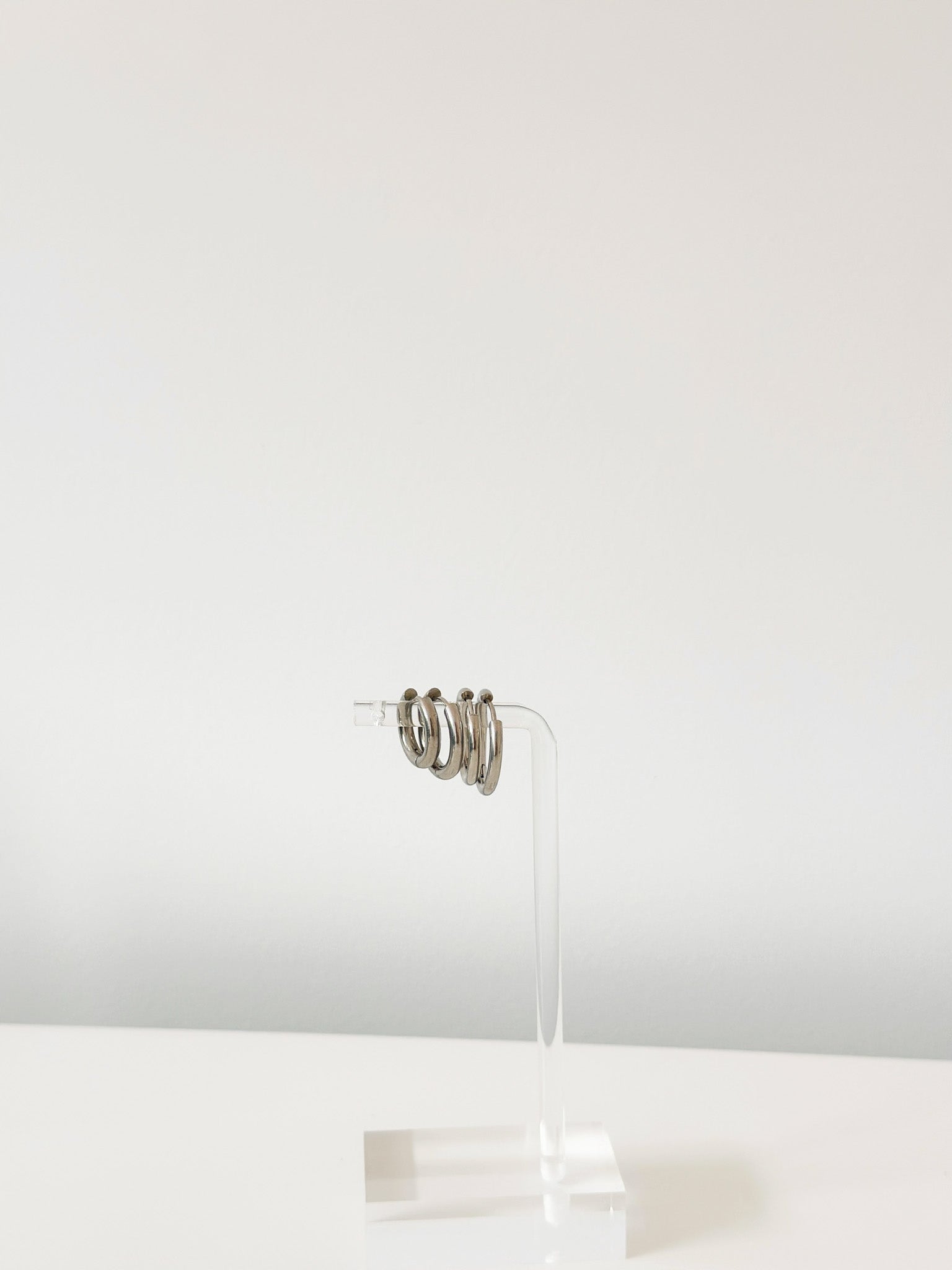 Ethereal Loop Hoops - Jas | Silver Earring - Jas | Perfect On You