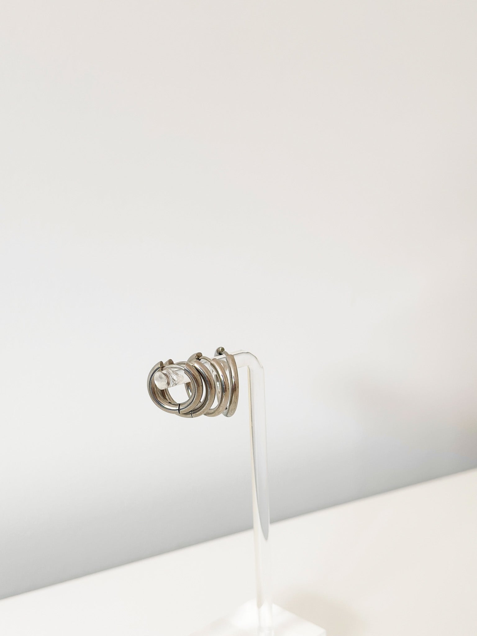 Ethereal Loop Hoops - Jas | Silver Earring - Jas | Perfect On You