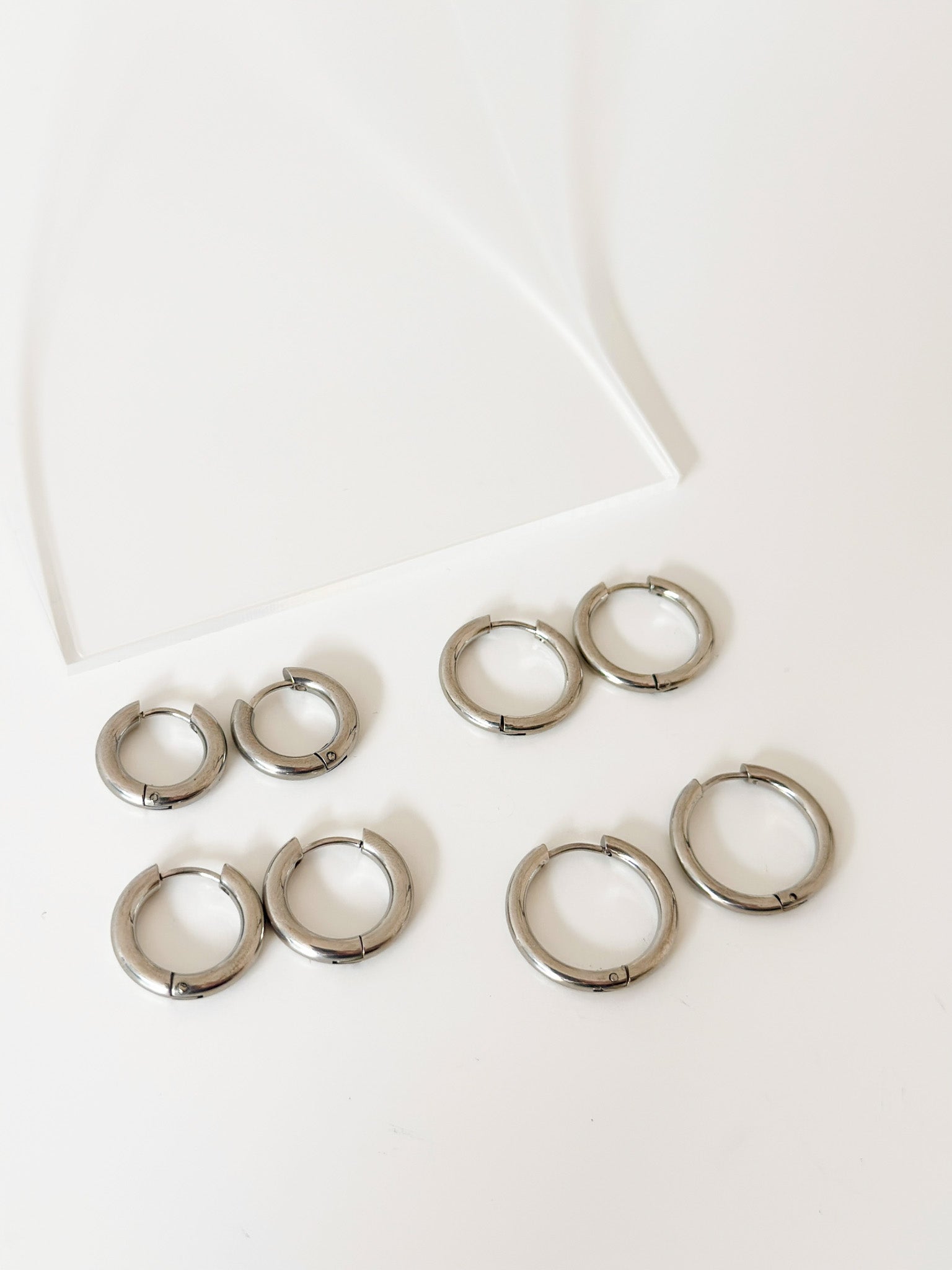 Ethereal Loop Hoops - Jas | Silver Earring - Jas | Perfect On You