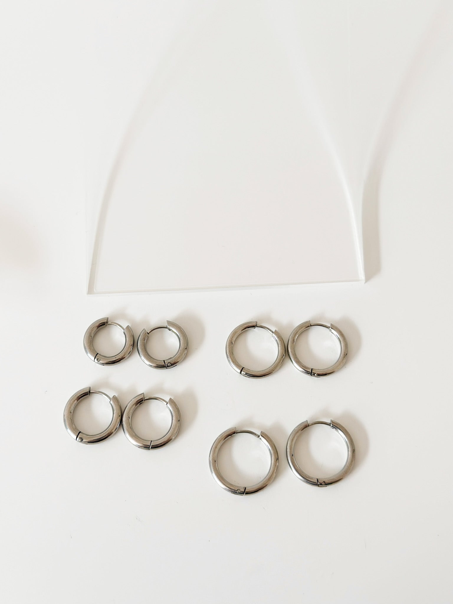 Ethereal Loop Hoops - Jas | Silver Earring - Jas | Perfect On You