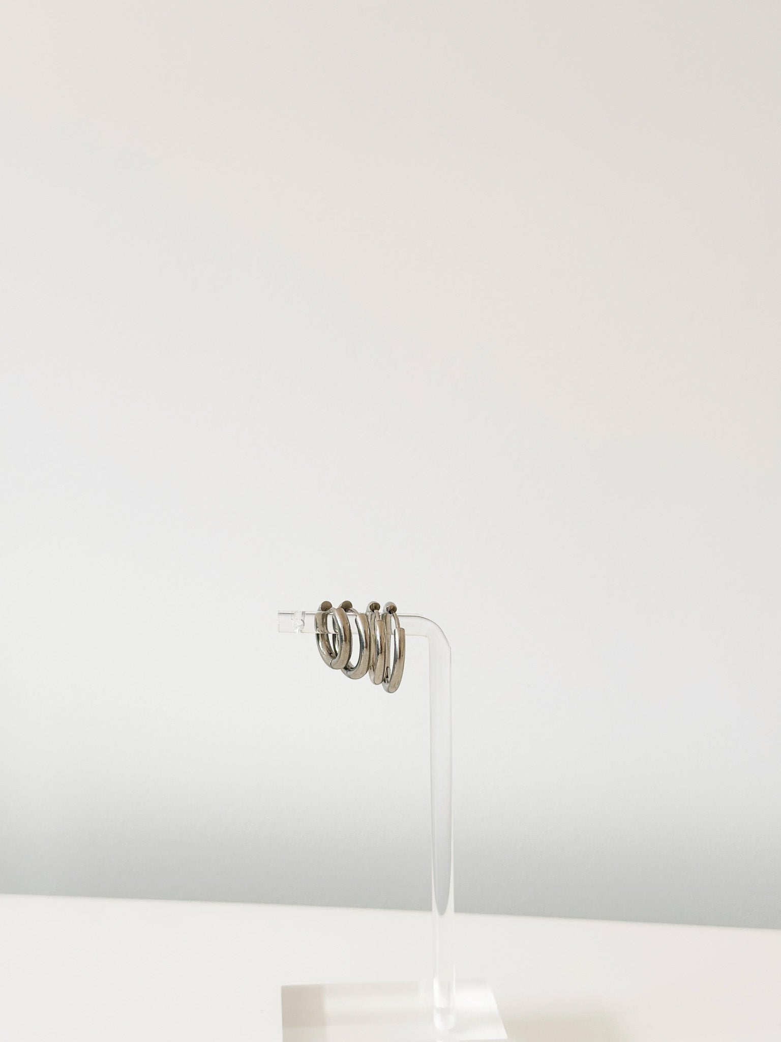 Ethereal Loop Hoops - Jas | Silver Earring - Jas | Perfect On You