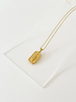 Evelyn Tag Necklace - Jas | Gold necklace - Jas | Perfect On You