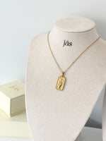 Evelyn Tag Necklace - Jas | Gold necklace - Jas | Perfect On You